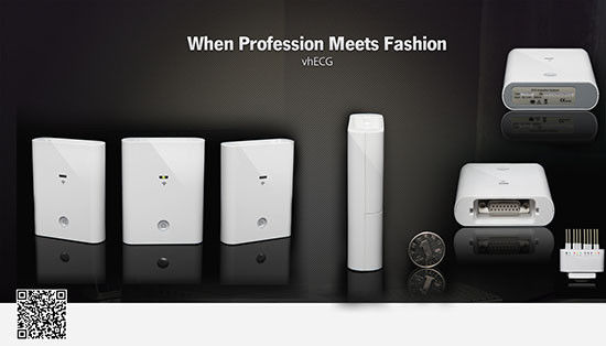 Wireless ECG For iOS Connection With Bluetooth And WIFI iCV200