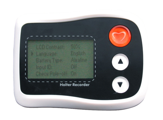 Medical LED Screen Hand Held ECG Machine , ECG Monitoring Device