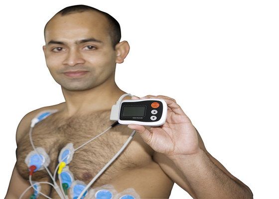 Medical LED Screen Hand Held ECG Machine , ECG Monitoring Device