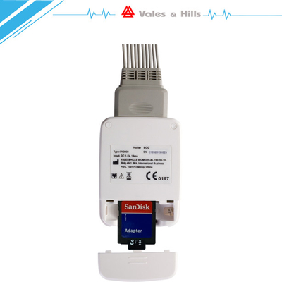세륨 증명서, CV3000를 가진 시간 Holter 소형 똑똑한 24 ECG 기록병