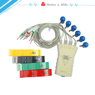 회색 12 지도 쇼핑 센터 크기 PC 기반 컴퓨터 ECG 의료 기기 PC ECG 기계
