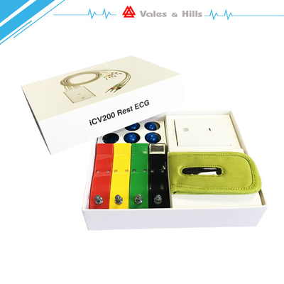 표준 부속품을 가진 휴식 유형 기준 12 채널 아이패드 ECG 기계