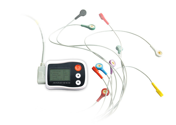 LCD 전시 화면 Holter 감시자와 ECG 분석 소프트웨어 신기록 24 시간