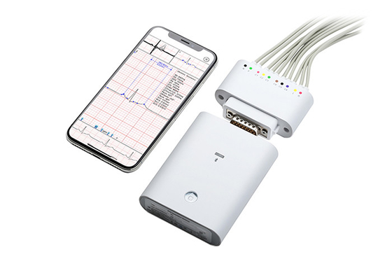 Iphone Ecg 감시 장치 무선 Bluetooth를 가진 백색 Plactis 기록병