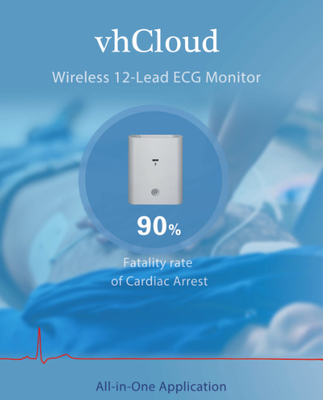 백색 상자 고성능에 Ecg 똑똑한 휴대용 DeviceBluetooth 연결물