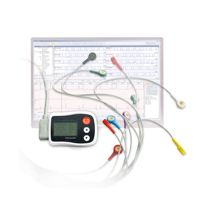 소형 헝겊 조각 휴대용 Ecg 감시자 하나 AAA 전지 효력 공급 가득 차있는 노출