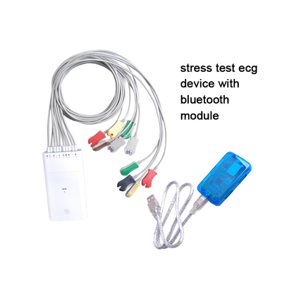 디딜방아와 측력계 iCV1200를 가진 Bluetooth 스트레스 심전도 시험 장비