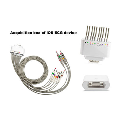 통증 시물레테나오우스 12는 쉬고 있는 증폭기 iOS 블루투스 ECG 기계를 이끕니다